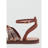 Mango Kids - Sandaal - Glitter - Imitatieleer - Comfortabel en Eenvoudig