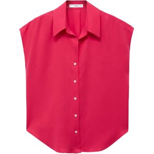 MANGO - LIM - Blouse - Kersrood - Klassieke Blouse