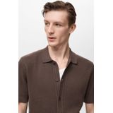 MANGO MAN - Canario - Overhemd - Donkerbruin
