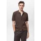 MANGO MAN - Canario - Overhemd - Donkerbruin