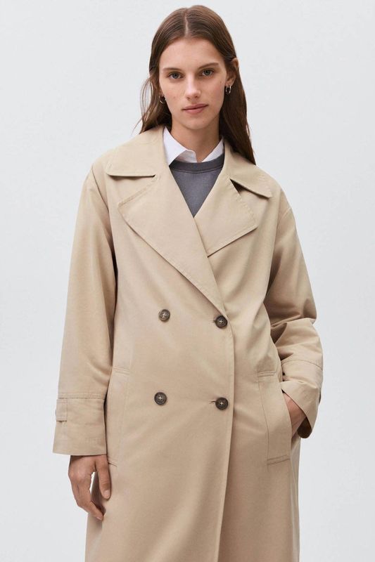 MANGO TEEN - Trenchcoat - Beige - Tussenjas
