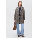 MANGO TEEN - Jas - Bruin - Met Kraag en Knoopsluiting