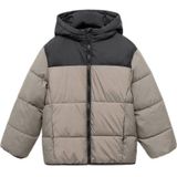 Mango Kids - Gewatteerde Jas - Grijs