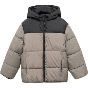 Mango Kids - Gewatteerde Jas - Grijs