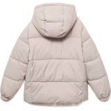 Mango Kids gewatteerde jas ecru