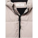 Mango Kids gewatteerde jas ecru