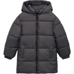 Mango Kids - Jas - Gevoerd - Met Capuchon - Voor Winterdagen