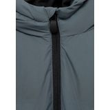 Mango Kids - Gewatteerde Jas - Grijsblauw - Met Capuchon