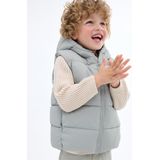 Mango Kids - Bodywarmer - Mouwloos - Met Capuchon - Ritssluiting - Handige Zakken