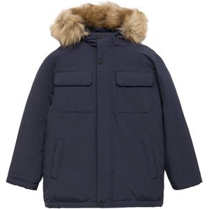 Mango - Kids Parka - Donkerblauw - Winterjas