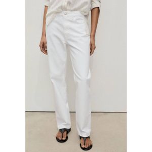 MANGO - BLANCA - Jeans - Wit - Regular Fit - Mid Waist
