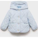 Mango - Kids Jas - Gevoerd - Met Capuchon - Knoopsluiting