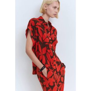Mango - Blouse - Rood