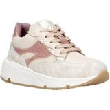 Clic! - Chunky - Sneakers - Ecru/Roze - Leren Voering