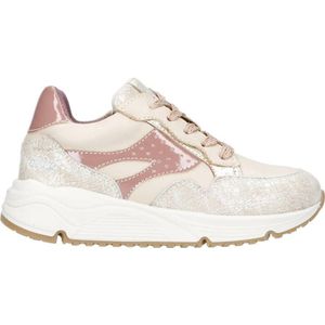 Clic! - Chunky - Sneakers - Ecru/Roze - Leren Voering