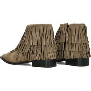 Toral - Adele Fringes - Enkellaarsjes - Camel - Leer