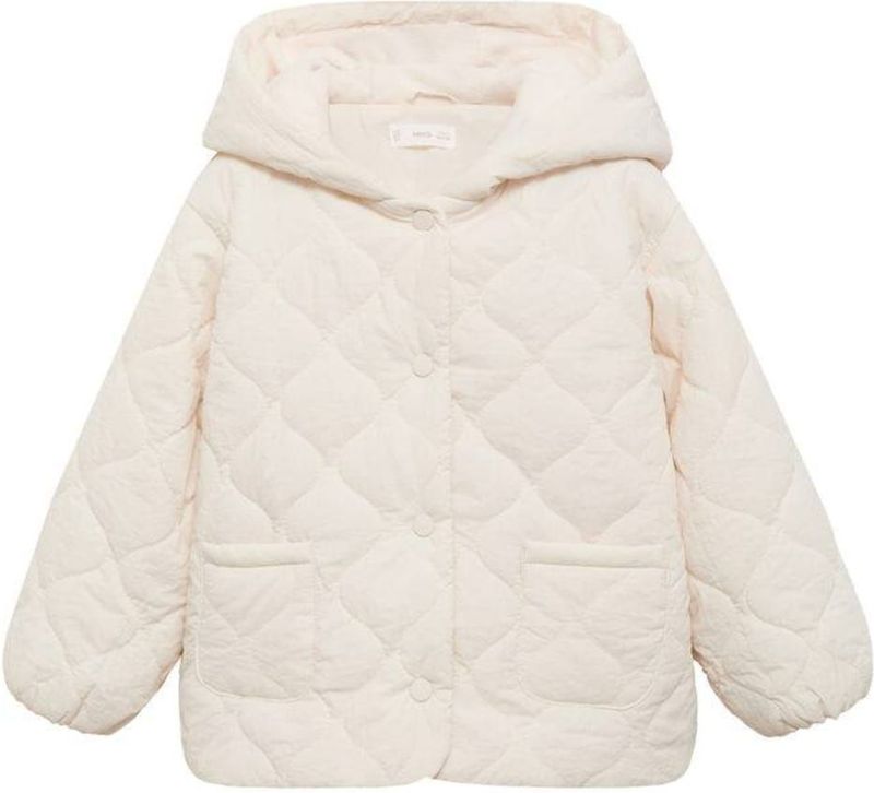 Mango Kids - Gewatteerde Jas - Met Capuchon - Voor Kinderen