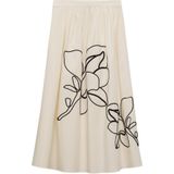 Mango - A-lijn Rok - Ecru - Maxi Lengte - Katoen