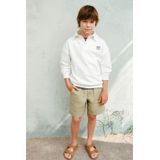 MANGO KIDS - LIAM - Broek - Kaki - Regular Fit - Knielengte