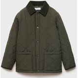 Mango Kids - Tussenjas - Groen - Voor Jongens