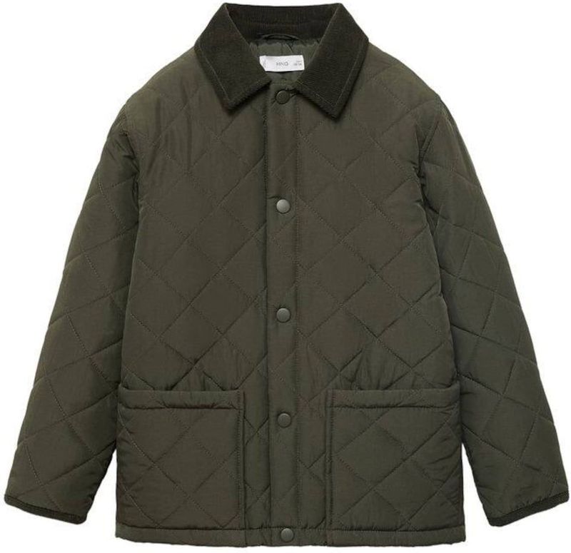 Mango Kids - Tussenjas - Groen - Voor Jongens