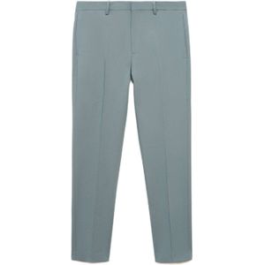 Mango - Tailoring Collectie PARIS - Slim Pantalon - Turquoise
