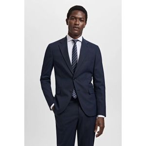 Mango Man colbert donkerblauw