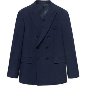 Mango Man colbert donkerblauw