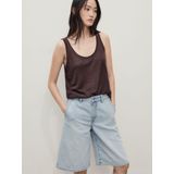 MANGO - AMINA - Jeans - Lichtblauw - Regular Fit - Mid Waist