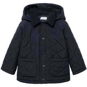 Mango - Kids - Jas - Met Capuchon - Lange Mouwen - Drukknoopsluiting
