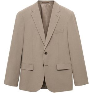 Mango Man - MILAN - Colbert - Beige - Slim Fit - Tailoring Collectie