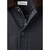 Mango Kids - Gewatteerde Jas - Marine - Voor Jongens - Met Capuchon