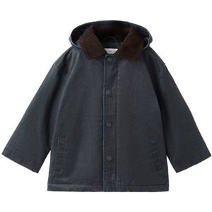 Mango Kids - Gewatteerde Jas - Marine - Voor Jongens - Met Capuchon