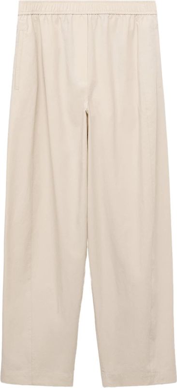 MANGO - WILLY - Broek - Beige - Baggy