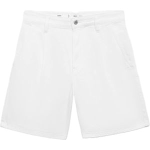 MANGO Bandplooibroek 'MARINA'  offwhite