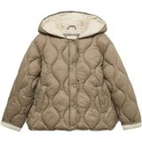 Mango Kids - Gewatteerde Jas - Lichtkaki - Winterjas