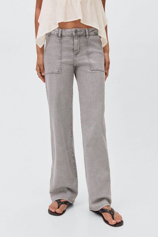 MANGO TEEN - Jeans - Wide Leg - Denim