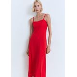 Mango - Midi Jurk - Rood