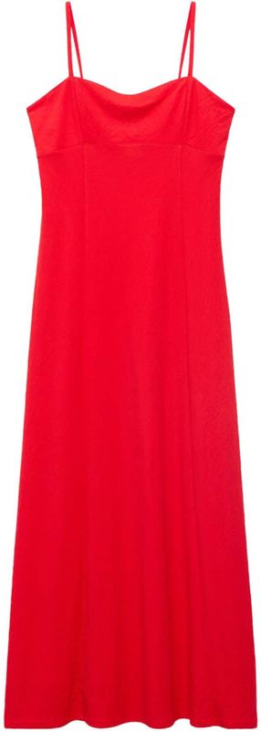 Mango - Midi Jurk - Rood