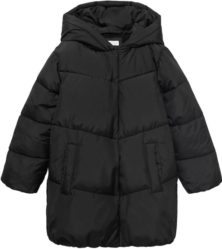 MANGO KIDS - ANNA - Gewatteerde Jas - Zwart