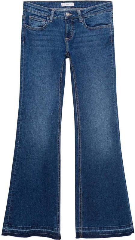 MANGO TEEN - Jeans - Flared Pasvorm - Denim - Unieke Rafeldetails