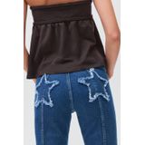 MANGO TEEN - Flared Jeans - Met Borduursels - Regular Waist