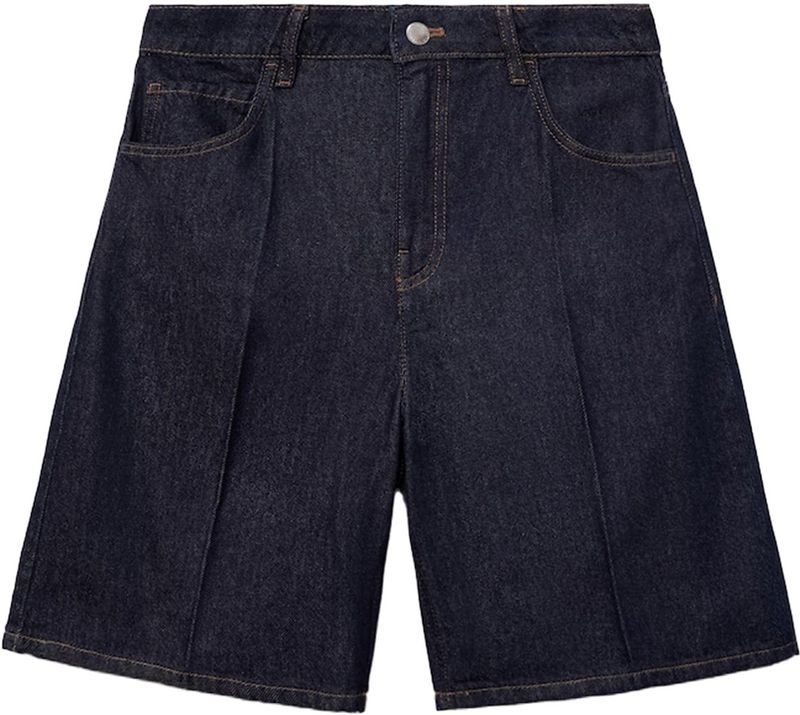 MANGO - CAMILLA - Jeans - Donkerblauw - High Waist - Wide Leg