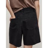 MANGO - MARINA - Jeans - Zwart - Loosefit - Mid Waist