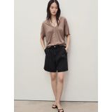 MANGO - MARINA - Jeans - Zwart - Loosefit - Mid Waist