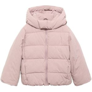 Mango Kids - Gewatteerde Jas - Roze - Voor Meisjes - Winter