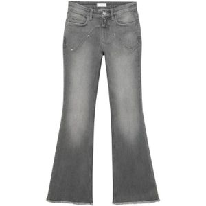 Mango Teen - Flared Jeans - Blauw - Stretchdenim