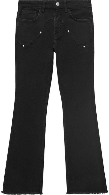 MANGO TEEN - Flared Jeans - Zwart Denim - Regular Waist