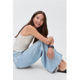MANGO TEEN - Wide Leg Jeans - Lichtblauw - Denim