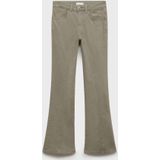 MANGO TEEN - Flared Jeans - Lichtkaki - Regular Waist